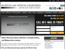 Tablet Screenshot of mortonlawyers.com